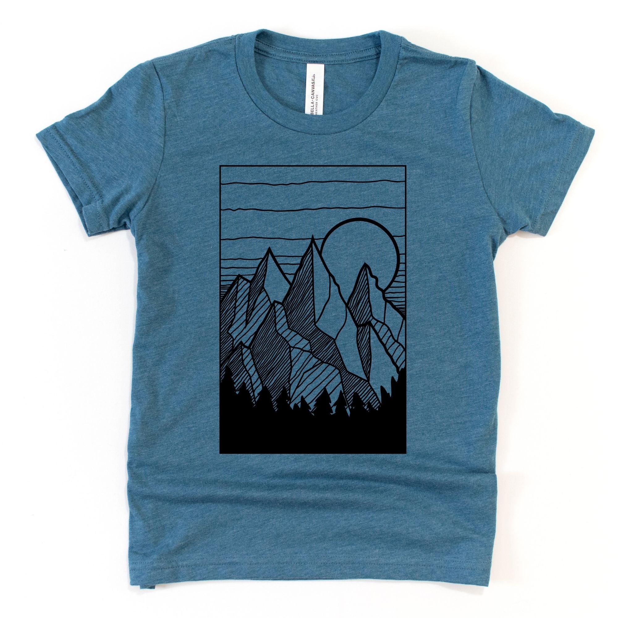 Rectangle Nature Youth T-Shirt-Baby & Toddler-208 Tees Wholesale, Idaho