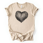 Heart Tree Trunk Graphic Tee Long Sleeve 032-Graphic Tees-208 Tees Wholesale, Idaho