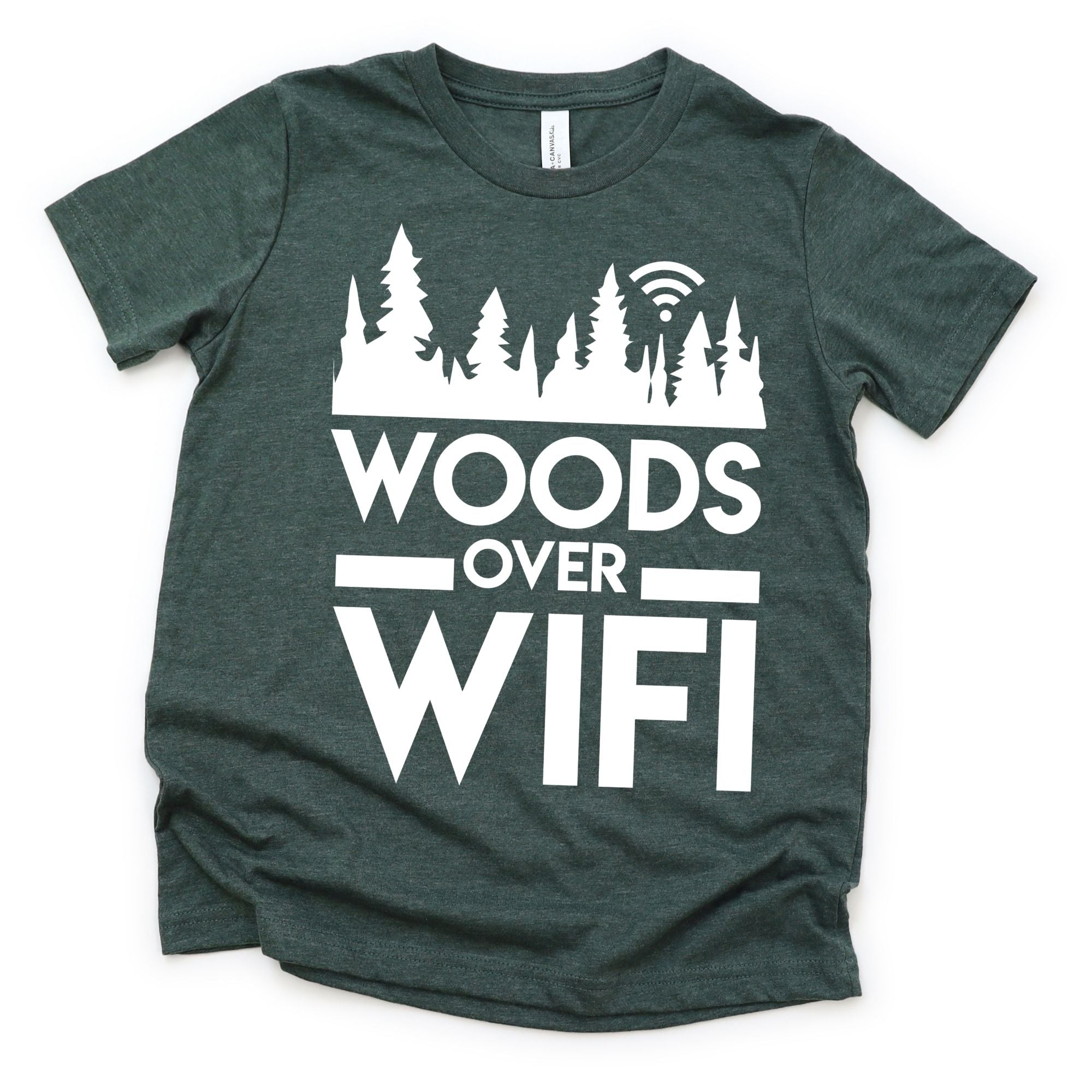 Woods Over Wifi Youth T-Shirt-Baby & Toddler-208 Tees Wholesale, Idaho