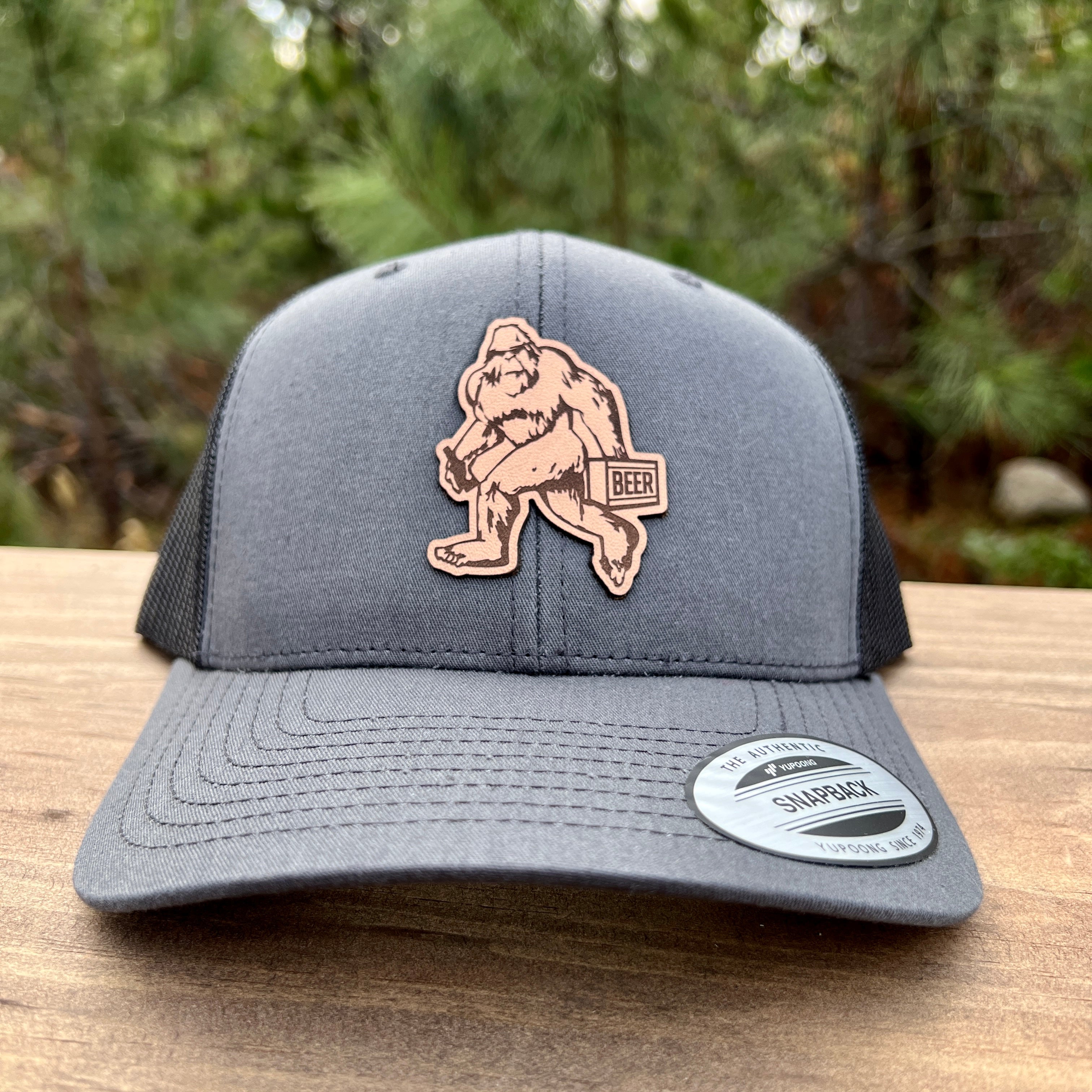 Bigfoot Loves Beer Hat-Hats-208 Tees Wholesale, Idaho