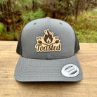 Lets Get Toasted Camping Hat-Hats-208 Tees Wholesale, Idaho