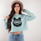 Mama Bear Bella Canvas Cropped Sweatshirt or Crop Hoodie *Women's Crop Fit*-208 Tees Wholesale, Idaho