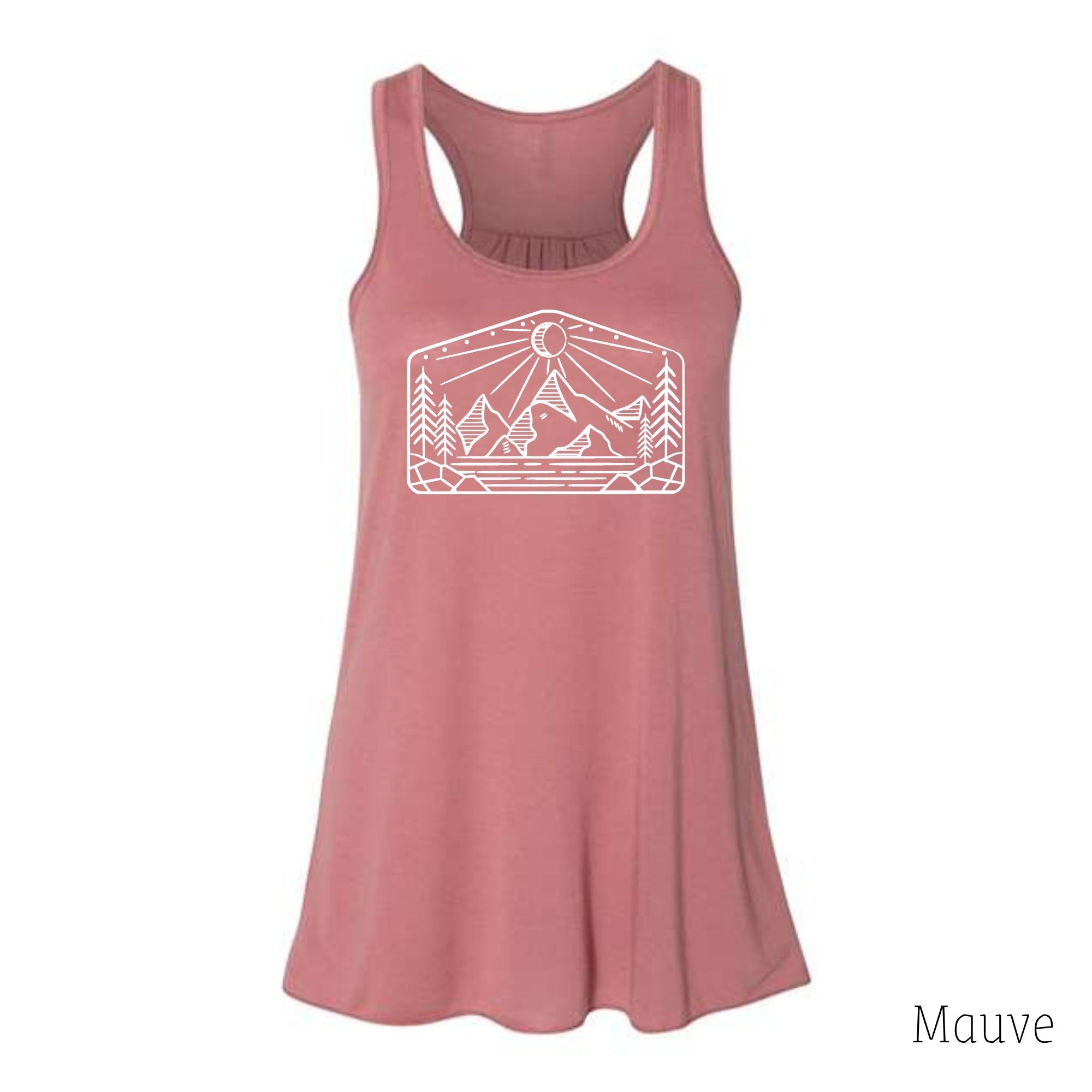 Pentagon Nature Tank Top-Tank Tops-208 Tees Wholesale, Idaho