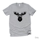 Ski Moose TShirt-Mens Tees-208 Tees Wholesale, Idaho