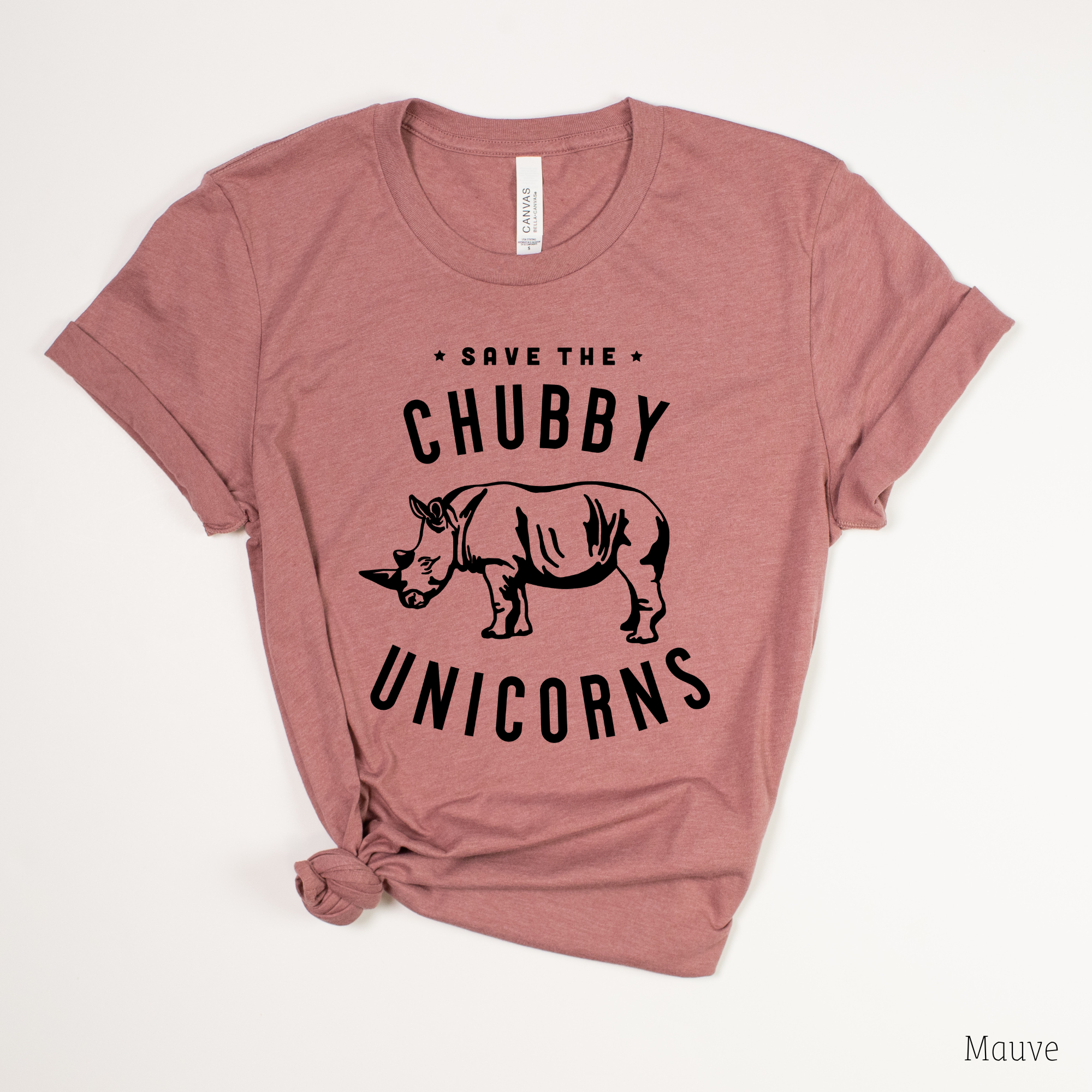 Save the Chubby Unicorns - Rhino Tee *UNISEX FIT*-208 Tees Wholesale, Idaho