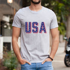 USA T Shirt for 4th Of July *UNISEX FIT*-Graphic Tees-208 Tees Wholesale, Idaho