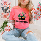 You Grow Girl Houseplant Graphic Tee *UNISEX FIT*-Graphic Tees-208 Tees Wholesale, Idaho