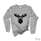 Ski Moose Long Sleeve *UNISEX FIT*-Long Sleeves-208 Tees Wholesale, Idaho