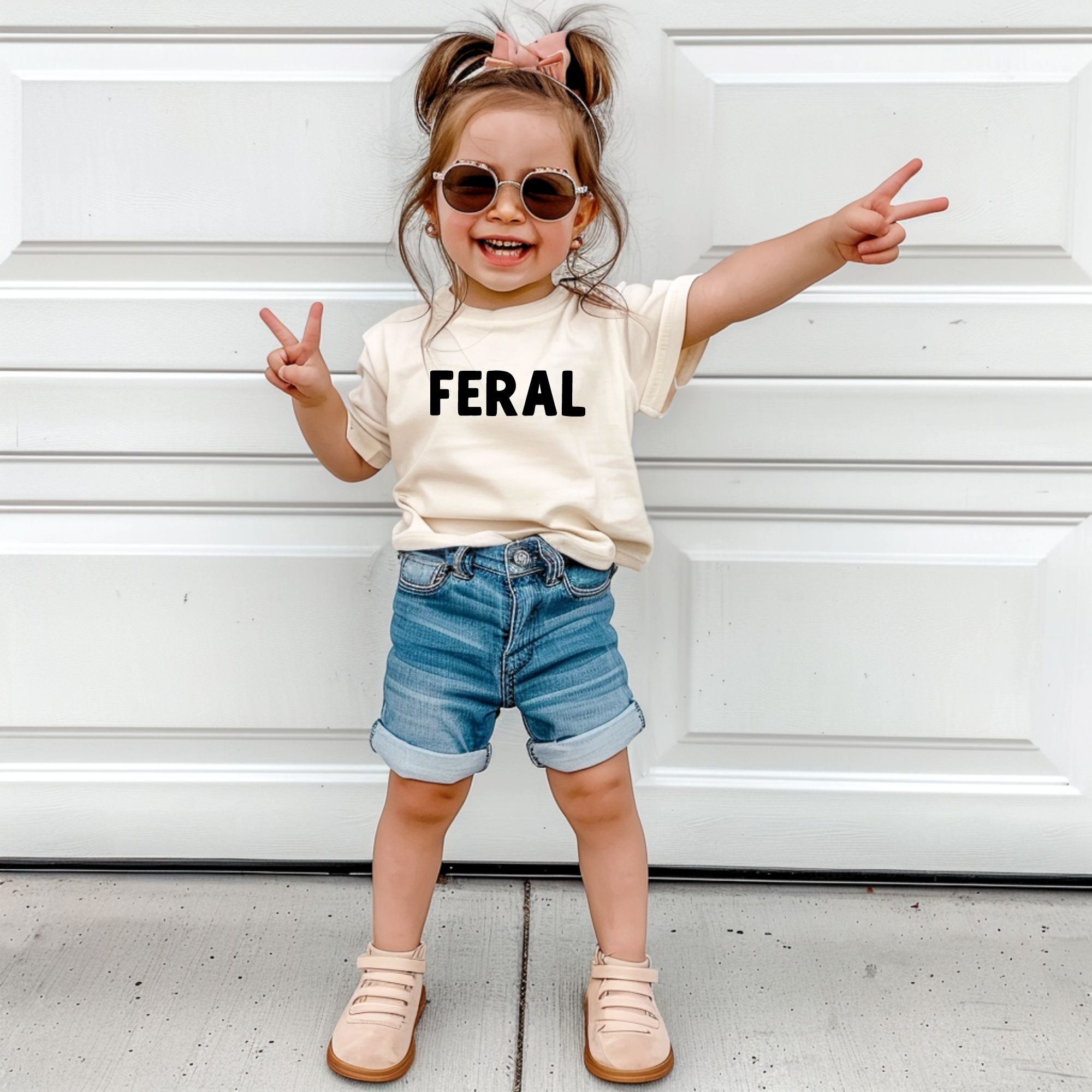 Nearly Feral Toddler TShirt-Baby & Toddler-208 Tees Wholesale, Idaho