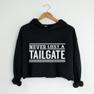 Hilarious Tailgating Sweatshirt for Football Season Cropped Sweatshirt or Crop Hoodie *Women's Crop Fit*-208 Tees Wholesale, Idaho