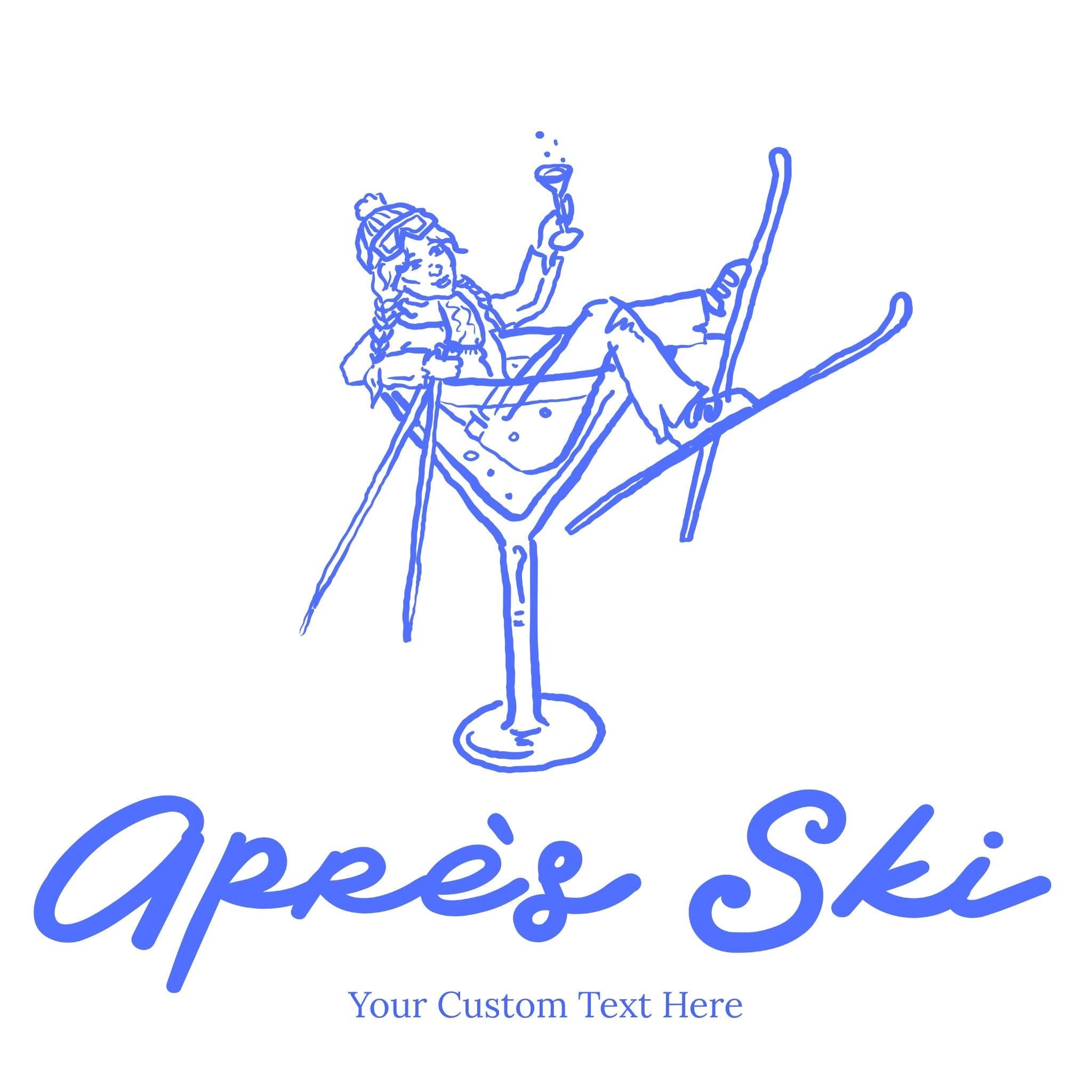 WHOLESALE Après Ski Martini Ski Crewneck | Hoodie Sweatshirt 228-Sweatshirts-208 Tees Wholesale, Idaho