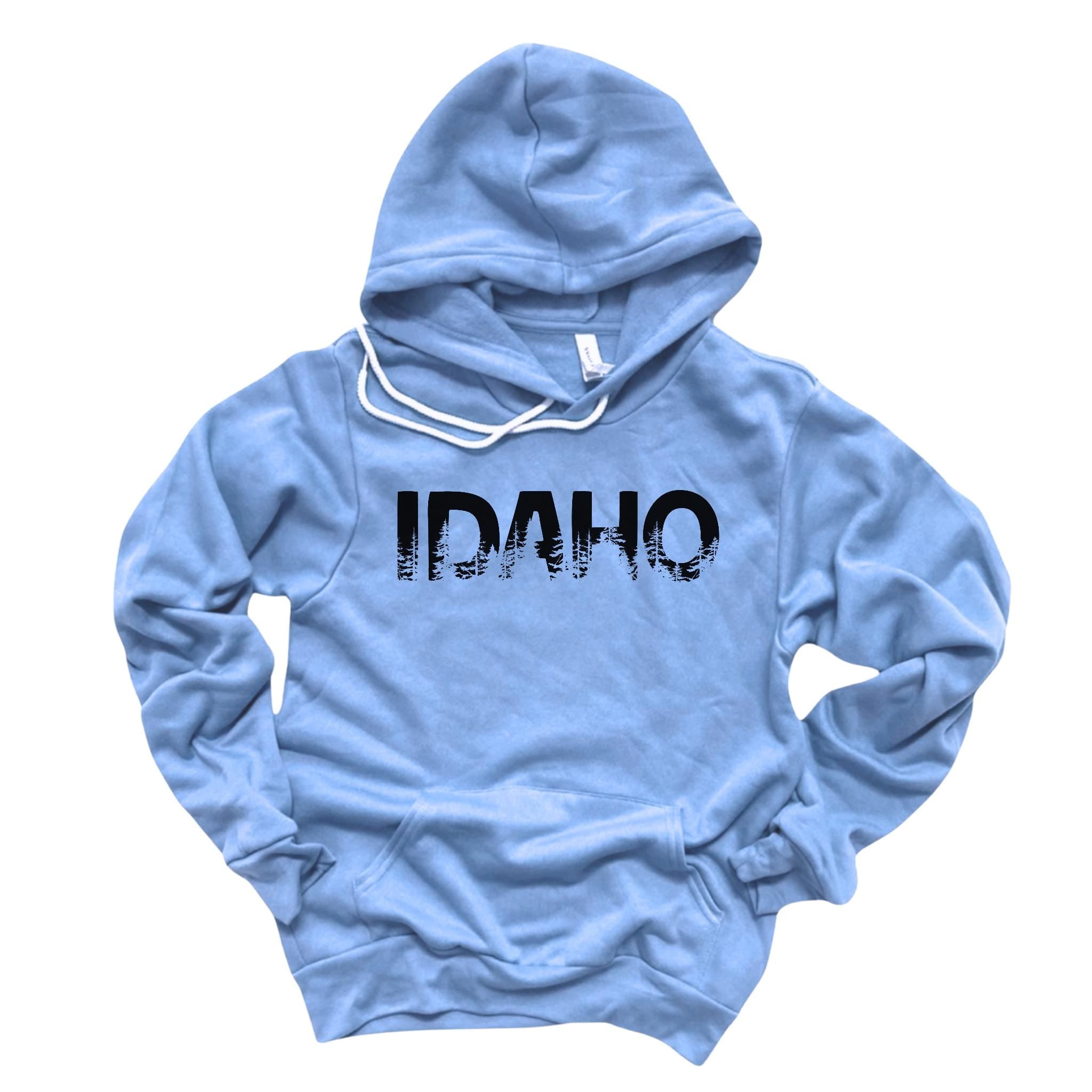 WHOLESALE Idaho Pine Trees Crewneck Sweatshirt | Hoodie 261-Sweatshirts-208 Tees Wholesale, Idaho