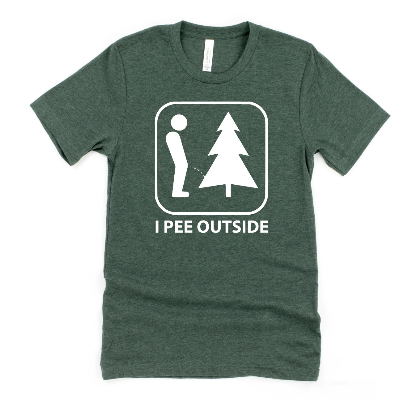 I Love Peeing Outside Graphic Tee 318-Graphic Tees-208 Tees Wholesale, Idaho