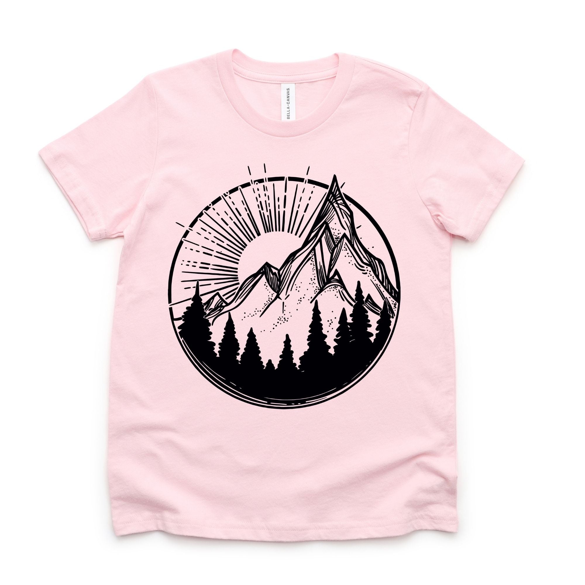 Mountain Sun Youth T-Shirt-Baby & Toddler-208 Tees Wholesale, Idaho