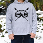 Skiing Hoodie - Crewneck Sweatshirt for Skier *UNISEX FIT*-Sweatshirts-208 Tees Wholesale, Idaho