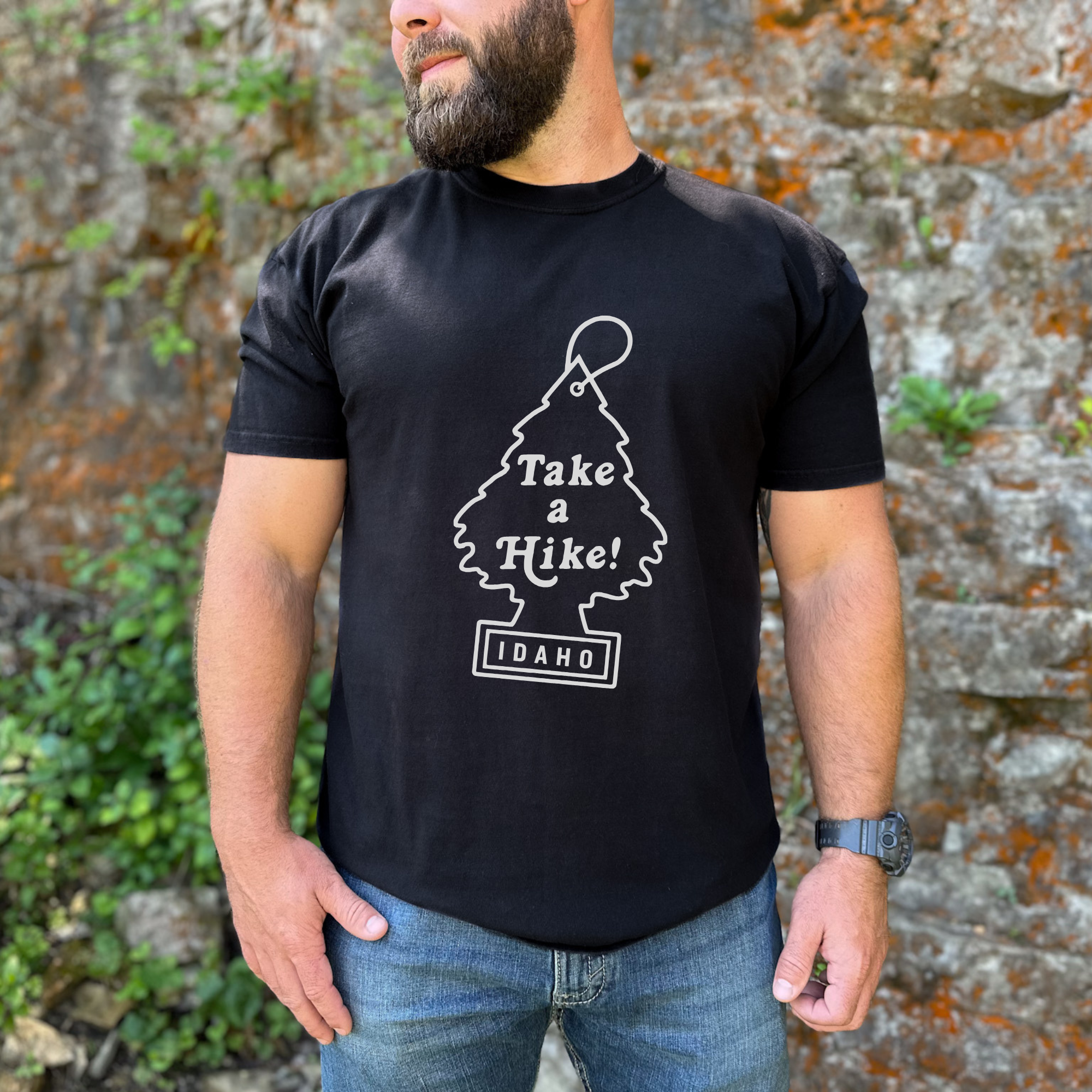 Take a Hike Idaho Graphic Tee | Long Sleeve | Crewneck Sweatshirt | Hoodie 308-Graphic Tees-208 Tees Wholesale, Idaho