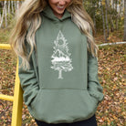 Lone Pine Sweatshirt - Tree Hoodie or Crewneck *UNISEX FIT*-Sweatshirts-208 Tees Wholesale, Idaho