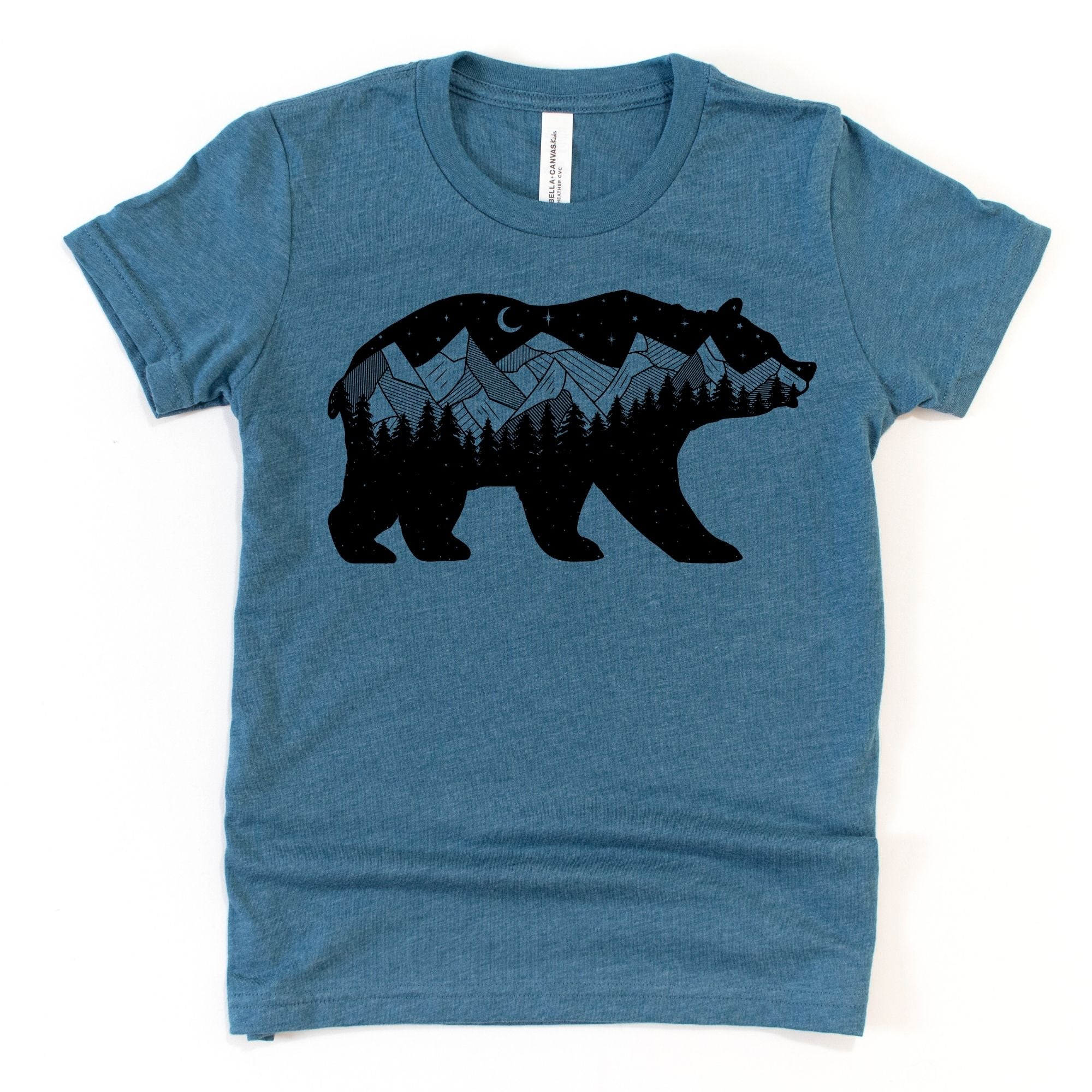 Midnight Bear Youth T-Shirt-Baby & Toddler-208 Tees Wholesale, Idaho