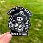 WHOLESALE Skeleton Taco Sticker - Funny Bumper Sticker | Waterproof Car Decal, Taco Lover Gift-Sticker-208 Tees Wholesale, Idaho