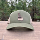 Idaho Flag Hat-Hats-208 Tees Wholesale, Idaho