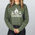 Let's Get Toasted Bella Canvas Cropped Sweatshirt or Crop Hoodie *Women's Crop Fit*-208 Tees Wholesale, Idaho