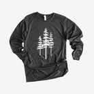 Three Trees Long Sleeve Shirt *UNISEX FIT*-Long Sleeves-208 Tees Wholesale, Idaho