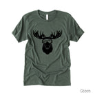 Ski Moose TShirt-Mens Tees-208 Tees Wholesale, Idaho