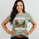 Do Not Pet The Fluffy Cows Funny Yellowstone National Park Bison TShirt *UNISEX FIT*-Graphic Tees-208 Tees Wholesale, Idaho