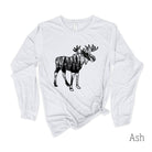 Moose Long Sleeve 24T *UNISEX FIT*-Long Sleeves-208 Tees Wholesale, Idaho