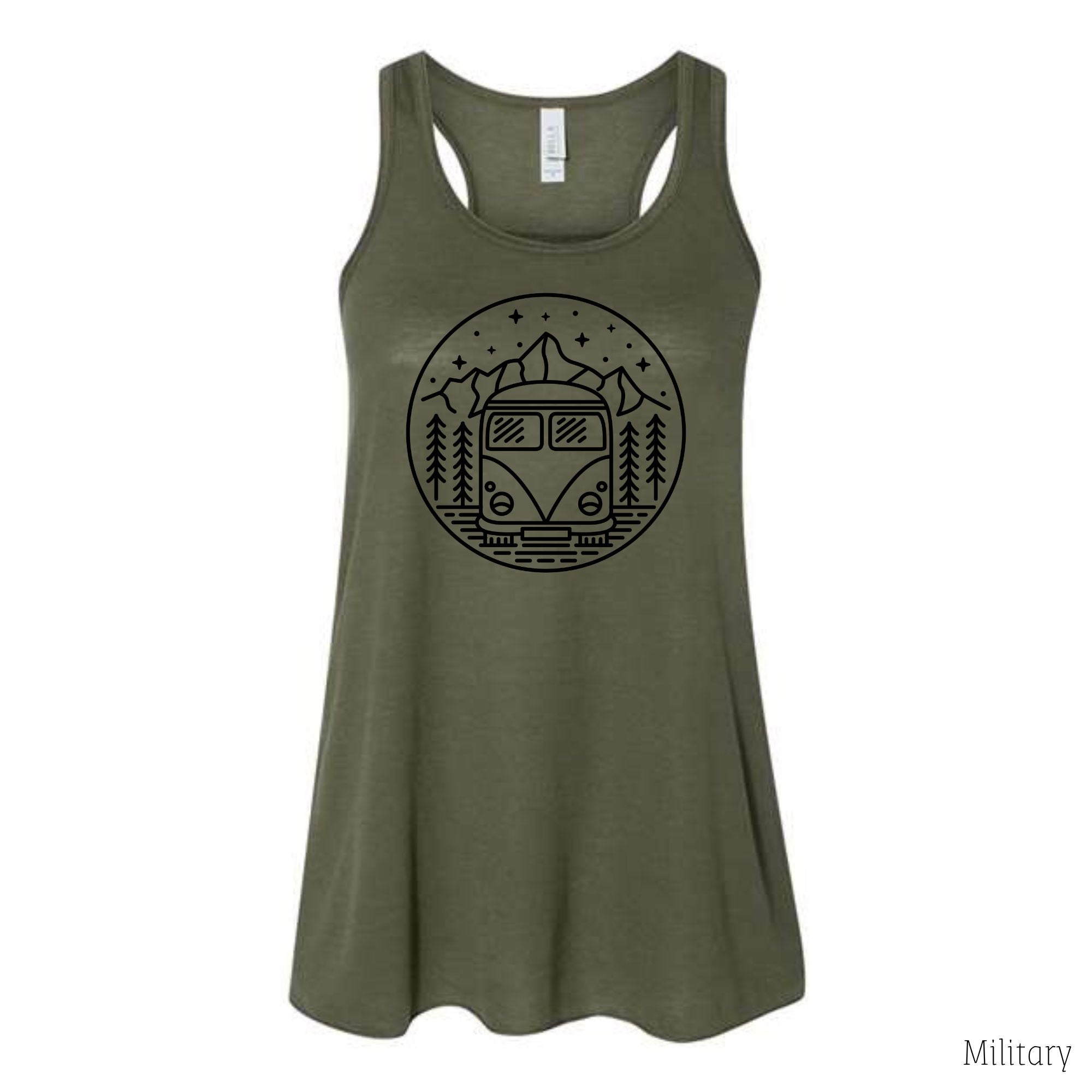 Roadtrip Tank Top-Tank Tops-208 Tees Wholesale, Idaho