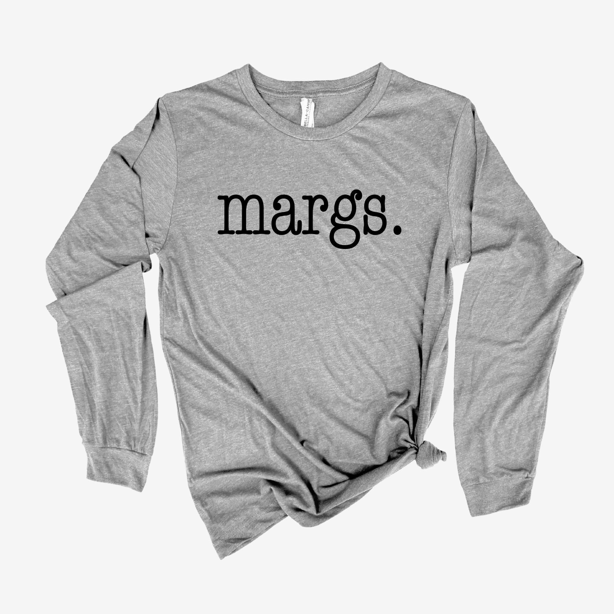 Margs. Long Sleeve *UNISEX FIT*-Long Sleeves-208 Tees Wholesale, Idaho