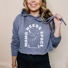 Mama Needs Space Bella Canvas Cropped Sweatshirt or Crop Hoodie *Women's Crop Fit*-208 Tees Wholesale, Idaho