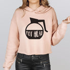 Pot Head Coffee Lover Bella Canvas Cropped Sweatshirt or Crop Hoodie *Women's Crop Fit*-208 Tees Wholesale, Idaho