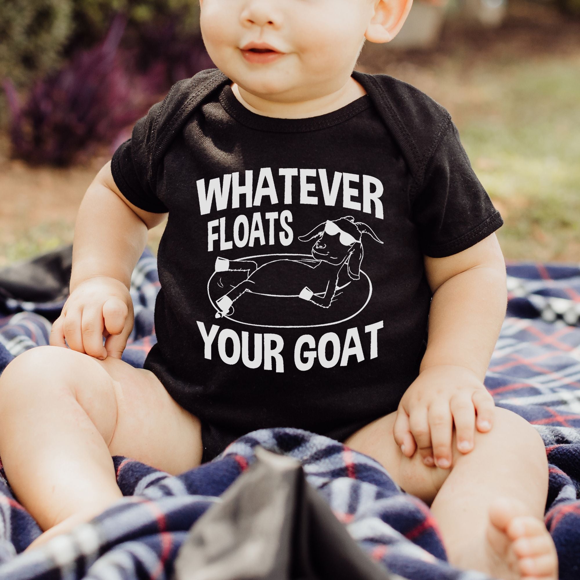 Whatever Floats Your Goat Baby Bodysuit or Tshirt *UNISEX FIT*-Baby & Toddler-208 Tees Wholesale, Idaho