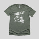 Believe Alien <3 Bigfoot Graphic Tee Tshirt *UNISEX FIT*-Graphic Tees-208 Tees Wholesale, Idaho