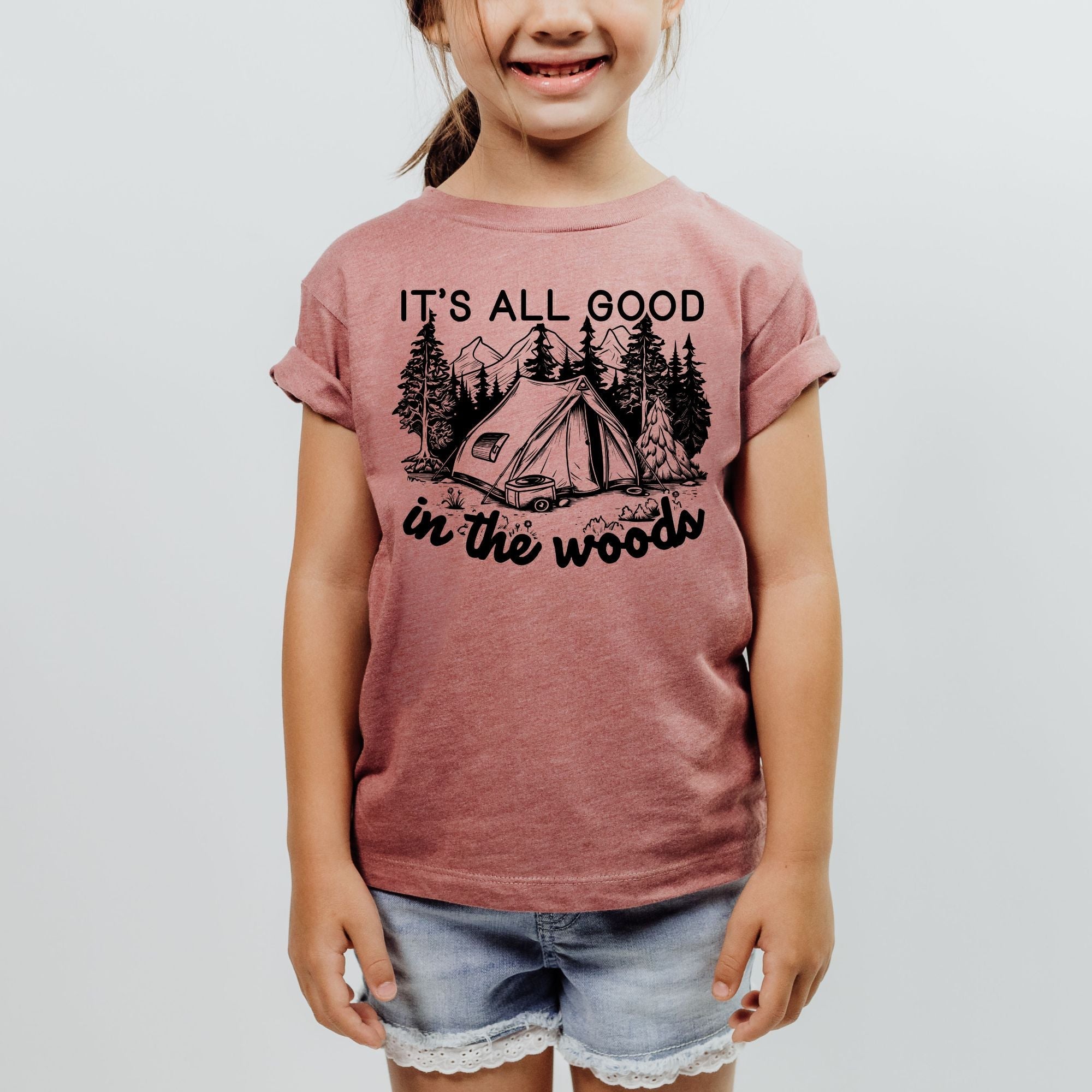 All Good In The Woods Youth T-Shirt-Baby & Toddler-208 Tees Wholesale, Idaho