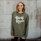 Dirty Hippie Sweatshirt *UNISEX FIT*-Sweatshirts-208 Tees Wholesale, Idaho