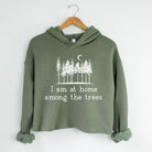 Home Among The Trees Bella Canvas Cropped Sweatshirt or Crop Hoodie *Women's Crop Fit*-208 Tees Wholesale, Idaho