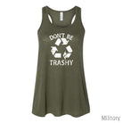 Don't Be Trashy Tank Top-Tank Tops-208 Tees Wholesale, Idaho