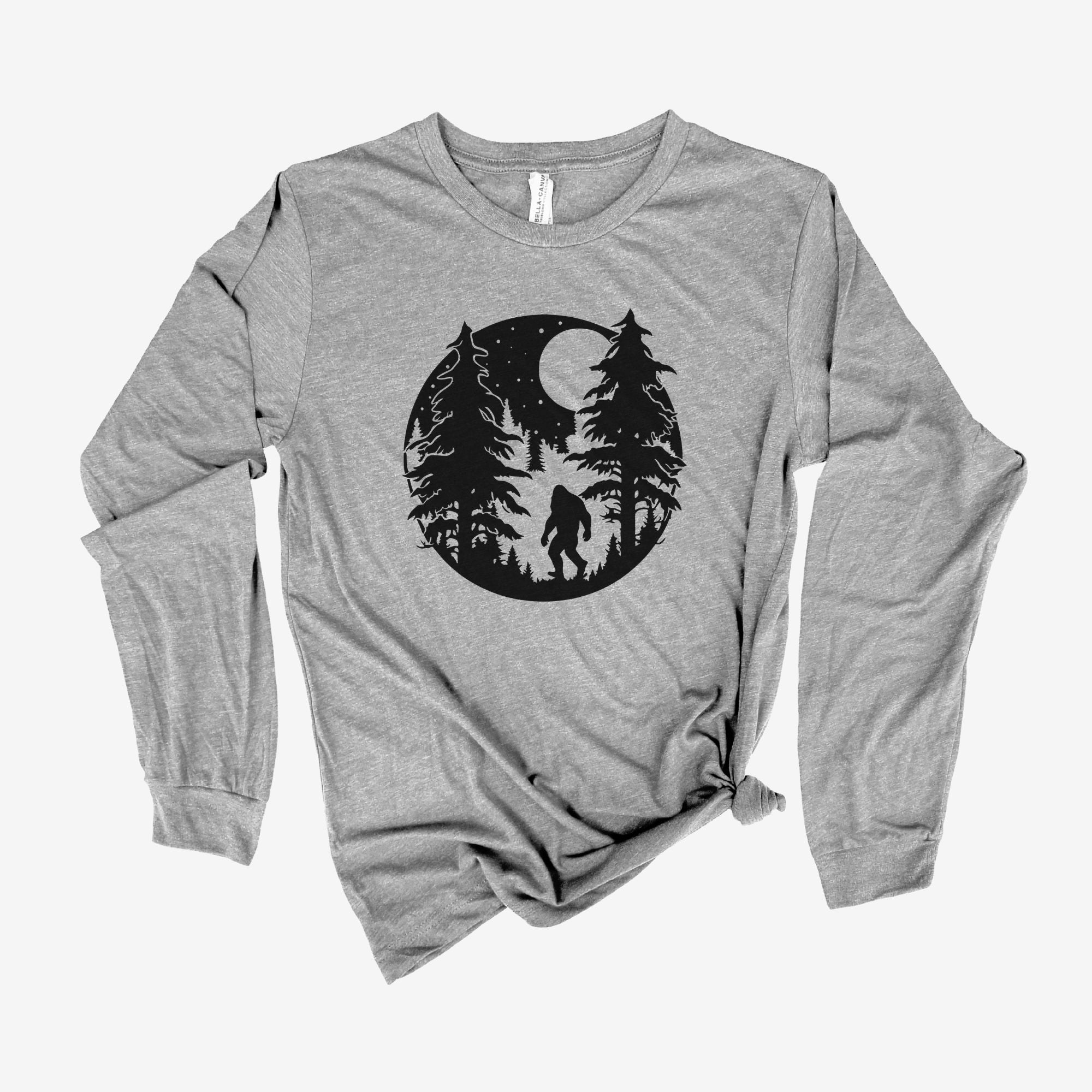 Bigfoot Nature Long Sleeve *UNISEX FIT*-Long Sleeves-208 Tees Wholesale, Idaho