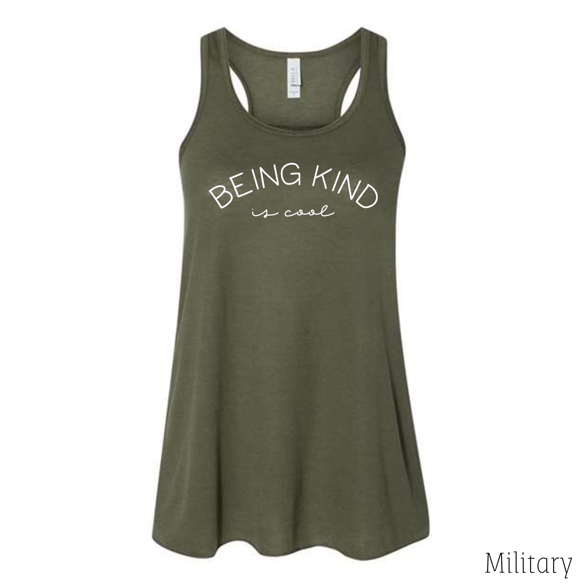 Being Kind Is Cool Tank Top-Tank Tops-208 Tees Wholesale, Idaho