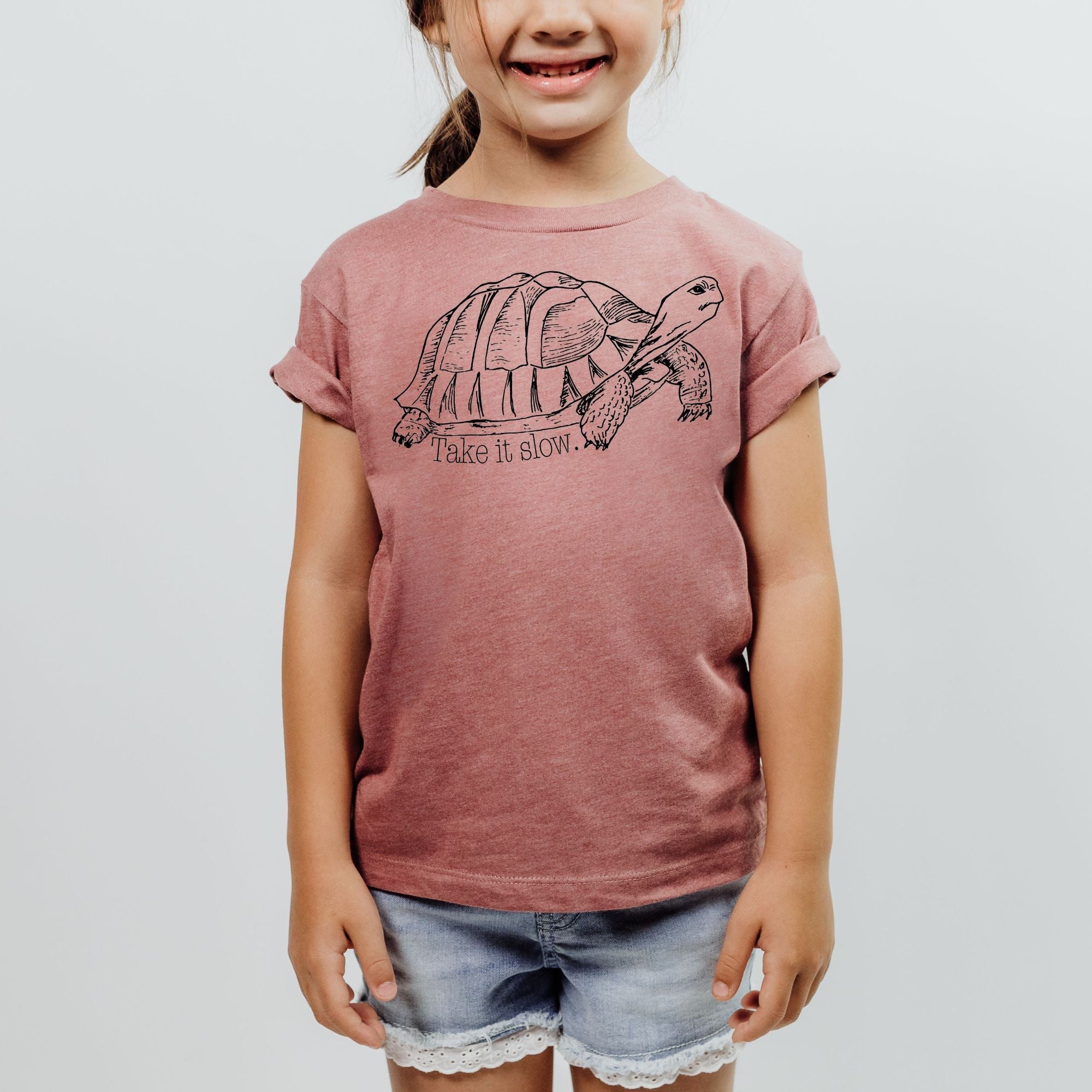 Take It Slow Funny Turtle Shirt Youth T-Shirt-Baby & Toddler-208 Tees Wholesale, Idaho