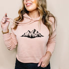 Treeline Bella Canvas Cropped Sweatshirt or Crop Hoodie *Women's Crop Fit*-208 Tees Wholesale, Idaho