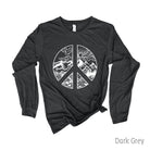 Peace Sign Long Sleeve Shirt 2T *UNISEX FIT*-Long Sleeves-208 Tees Wholesale, Idaho