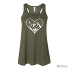 Mountain Heart Tank Top-Tank Tops-208 Tees Wholesale, Idaho