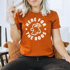 Here For The Boo's Halloween TShirt *UNISEX FIT*-Graphic Tees-208 Tees Wholesale, Idaho