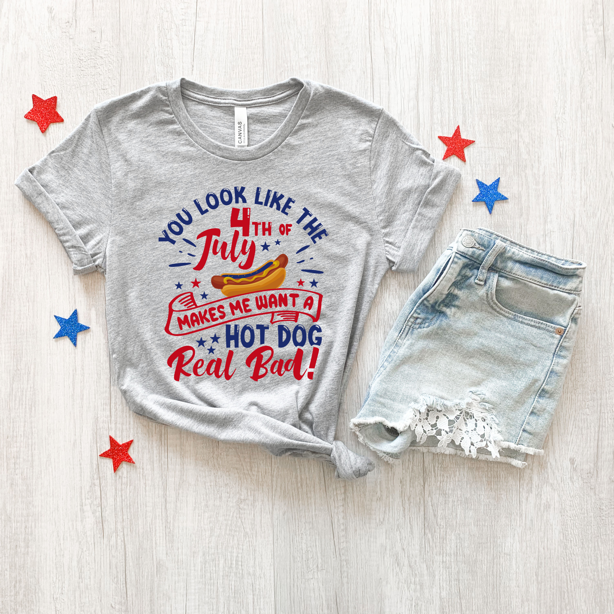 Hilarious Patriotic BBQ T Shirt for 4th Of July *UNISEX FIT*-Graphic Tees-208 Tees Wholesale, Idaho