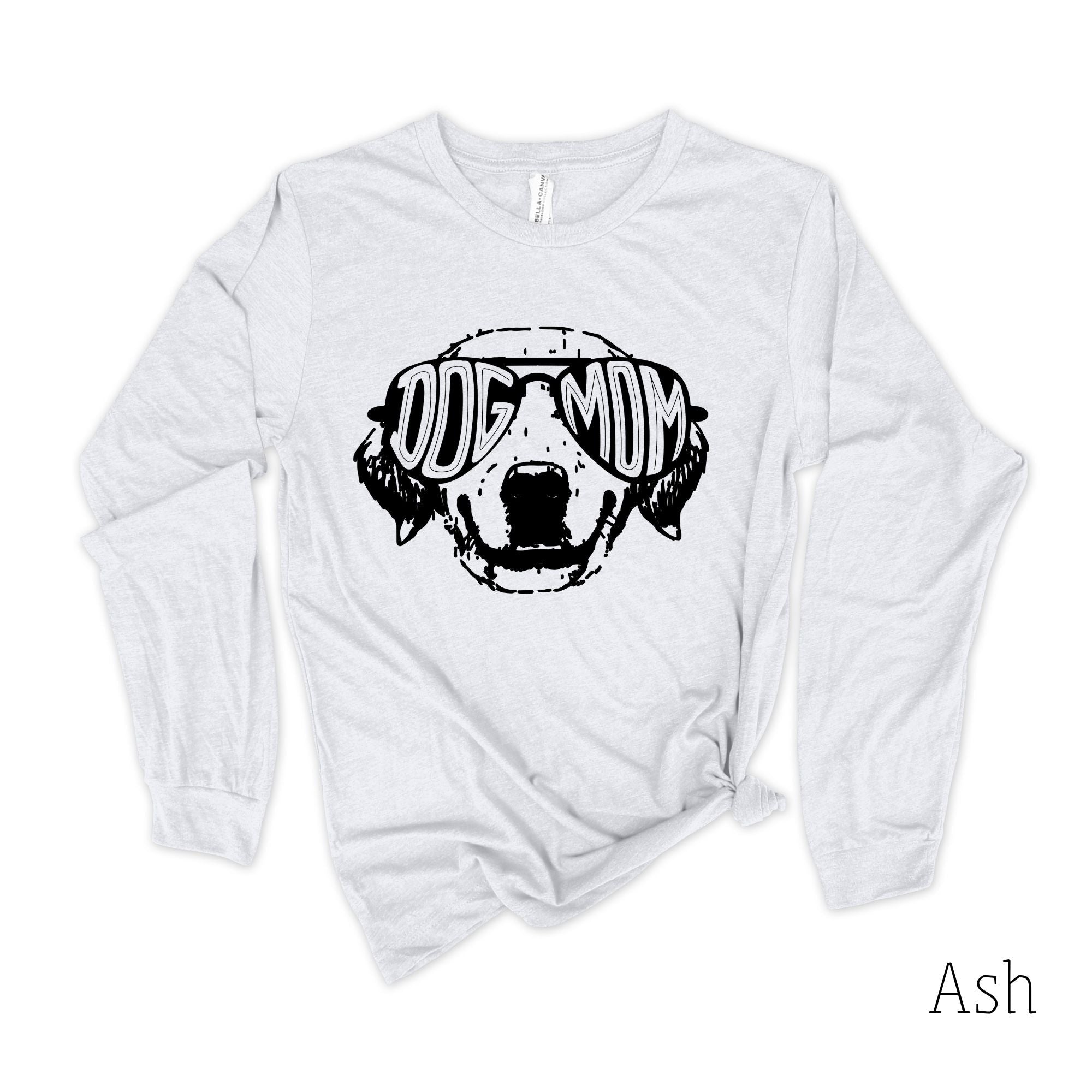 Dog Mom Long Sleeve Shirt, Cute Gift for Dog Mom 14T *UNISEX FIT*-Long Sleeves-208 Tees Wholesale, Idaho