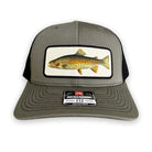 Rainbow Trout Fishing Hat - Richardson Loden Green/Black-Hats-208 Tees Wholesale, Idaho