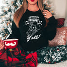 Howdy Y'all Santa Christmas Sweatshirt - Holiday Season Hoodie or Crewneck *UNISEX FIT*-Sweatshirts-208 Tees Wholesale, Idaho